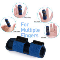 Finger Splint Trigger Finger Mallet Finger Splints รั้งรองรับนิ้วแบบปรับได้พร้อมรองรับอลูมิเนียมสำหรับอาการปวดข้อนิ้ว