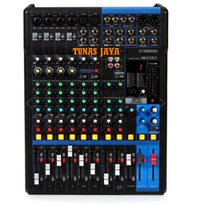 Mixer Yamaha mg12xu mixer 12 channel mixer Yamaha mg12 xu | Lazada