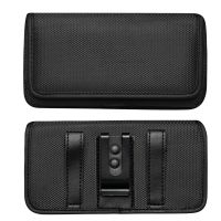 ☋◇♧ Phone Pouch for iPhone 6 6s 7 8 Plus 11 12 13 Pro Max X XS XR Xs Max case Universal Casual belt clip holster oxford cloth bag