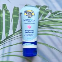 บานาน่า โบ๊ท โลชั่นกันแดด SPF 50+ บางเบา ไม่เหนียวเหนอะหนะ  Light As Air Sunscreen Lotion SPF 50+ Weightless Protection 270, 177, 88 ml  (Banana Boat®)