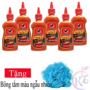 Combo 6 chai Tương ớt Nam dương Cay đặc biệt chai 250g Tặng 1 bông tắm màu