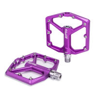 ZTTO MTB CNC Aluminum Alloy Ultralight Flat Pedal AM Enduro Bike Smooth Bearings 916 Thread Large Area For Gravel JT07