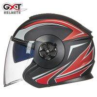 Ready stock GXT outdoor motorcycle half helmet with high quality dual lens