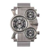 ⌚นาฬิกาข้อมือสำหรับผู้ชาย1167 OULM นาฬิกาผู้ชาย Acero Inoxidable Montre De Marque นาฬิกาหรู Erkek Saat Relogio Masculino Herenhorloge ของแท้