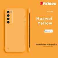 NIWINEE สำหรับ Huawei Nova 7 5G /Nova 7 SE 5G /Nova 9 /Nova 9 Se/nova 10 /Nova 10 Pro กรณีไม่มีขอบสี Ultra Thin Hard ปกหลังโทรศัพท์กรณี