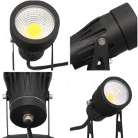 5W 10W 15W Outdoor Garden Landscape Light A85-265V DC12V LED Lawn Lamp COB Waterproof Lighting Led Light Garden Path Spotlight