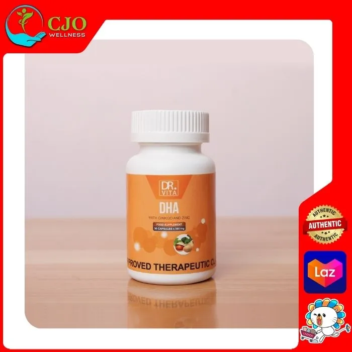 🔥BUY 1 TAKE 1 DHA Adults Ginkgo & Zinc 30capsules 500mg Authentic Essential Brains Nutrient