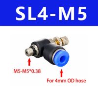 LJLJ-Air 1/8 1/4 3/8 1/2 Speed Control Pneumatic Fitting Throttle Valve Controller 4 6 8 10mm Hose Tube Fast Connection Adjustable