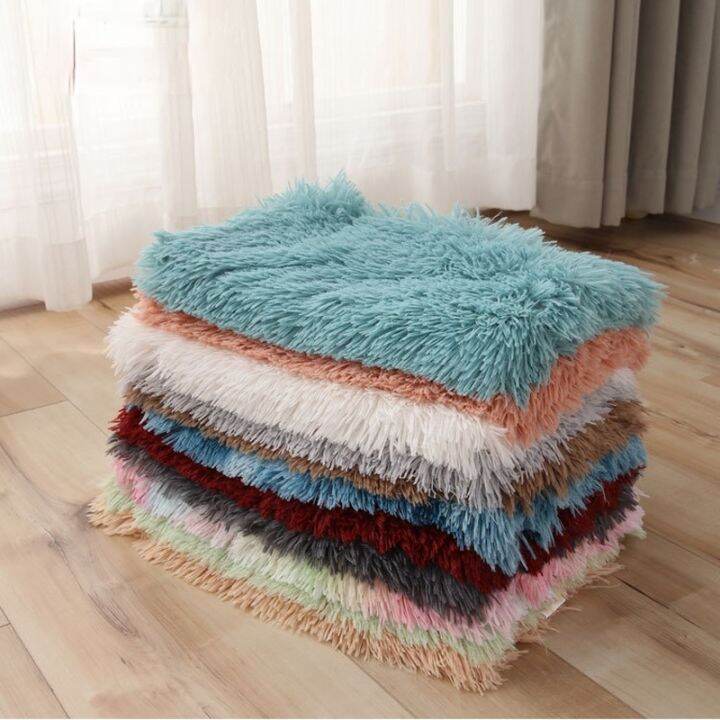 pets-baby-soft-plush-thickenedfleece-pad-ผ้าห่มสัตว์เลี้ยง-bed-mat-fordog-cat-โซฟาเบาะ-home-rugwarm-sleeping-cover