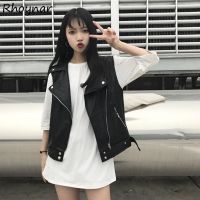 ☏✺△ Vests Women Stylish Students Casual Minimalist Korean Style Elegant Streetwear Teens Newest Daily Chic Vintage Harajuku Classic