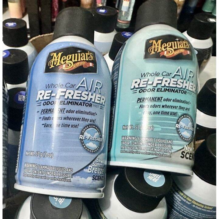 ☑ Meguiar's Whole Car Air ReFresher Odor Eliminator Mist New Car Scent