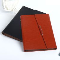 《   CYUCHEN KK 》 Agenda 2022 A5หนัง Notepad Loose Leaf Cover Business Planner Notebook With Lock Diary Office Loose Leaf Travellers Notebook