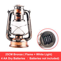 Vintage Camping Lantern LED Flame Light USB Portable Hanger Fishing Lamp Dimming For Outdoor Garden Tent