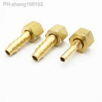 6mm 8mm 10mm Hose Barb x M10 M12 M14 M16 Metric Female Thread Brass Pipe Fitting Coupler Connector Adapter