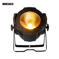 Laquitalo SHEHDS อะลูมินัมอัลลอย LED Par COB 200W อบอุ่นเย็น DMX512แสงสีขาวไฟเวทีคอนเสิร์ต DJ ความบันเทิงในบ้าน