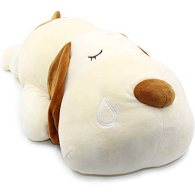 Pillow Sleeping Dog Shape Hugging Pillow Stuffed Animals Plush Soft Toy Christmas Xmas Gift CLH8