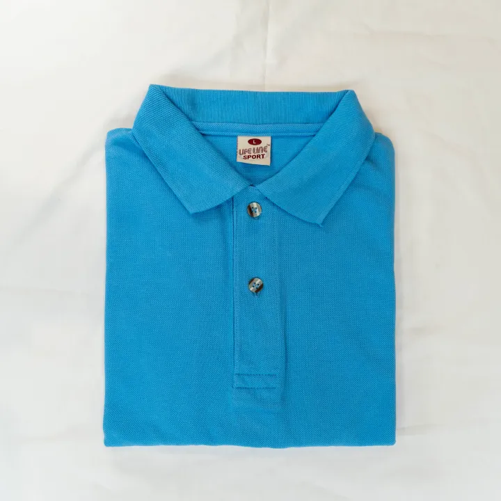 [kevsmerchandising] Lifeline Honeycomb Polo Shirt Blue Ice | Lazada PH