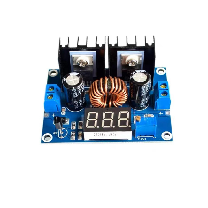 Pwm Step Down Module LED Voltmeter PWM Adjustable 4-38V to 1.25-36V Step-Down Board Module ...