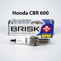 หัวเทียน BRISK X-Line 4 เขี้ยว แกนเงิน Honda CBR 600 Spark Plug (8X21ROA) รองรับทุกน้ำมัน Made in EU