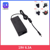 19V 6.3A 120W แล็ปท็อปชาร์จไฟ AC Adapter สำหรับ TOSHIBA PA3717E-1AC3 PA3290E-3ACA PA322 90U-3AC3 PA5083A-1AC3