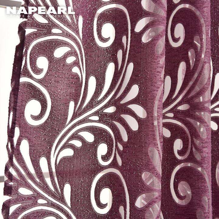 ready-made-semi-blackout-curtains-blind-panel-fabrics-for-window-modern-living-room-treatment-purple-black-white