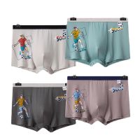 4pcs 2023 New Boys Underwear Panties Kids Underwear Childs Teen Underpanti Teenage Boys Cotton Boxer Panti Children Briefs