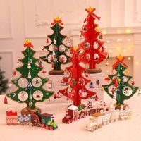 โมเดลต้นคริสต์มาส Christmas DIY ของตกแต่งวันคริสต์มาส ต้นคริสต์มาส กล่องดนตรี