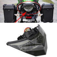 LED ed Tail Brake Light Turn Signals Light for Kawasaki Ninja 250 300 2013 2014 2015 Motorcycle Light Assembly Acouto