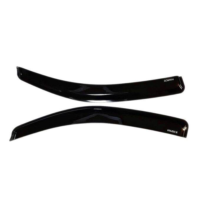 Toyota HiAce Commuter Granvia H300 Rain Visor (Black) car vacuum light