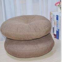 【STL SHOP】 70cm 60cm 50cm 40cm Thickened Linen Round Pouf Floor Pillow Seating Cushion Kusyen kerusi Large Futon Tatami Throw Pillow Throw Cushion Round Handmade Room Décor Pouf for Meditation Yoga Seat Cushion 棉麻蒲团 打坐垫 地上坐垫 瑜伽垫 靠垫 大尺寸