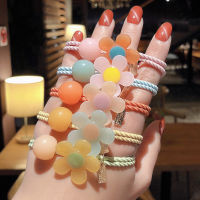 lovemango  style hair rope color flower hair rope hair tie rubber band