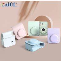 สำหรับ Fujifilm Instax Mini12เคสกล้อง PU แข็งฝาครอบป้องกันป้องกันรอยขีดข่วนป้องกันการตกกระเป๋าเก็บของ Tali Bahu