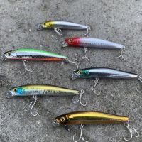 HAIMALUO Minnow Fishing Lure Long Casting Pike 2 Hooks Hard Bait Full-stroke Tremor Crank Bait Wobbler Jerkbait RockfishingLures Baits