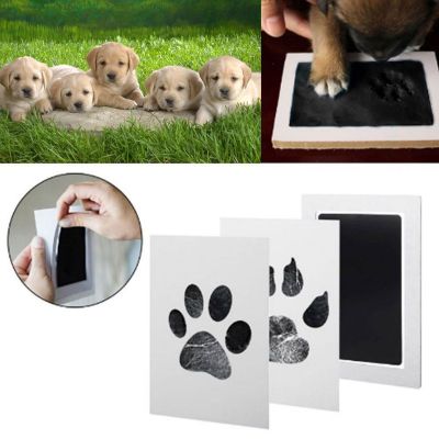1PC Dog Baby Handprint Footprint Contactless Non-toxic and Mess-free Ink Kits for Photo Prints