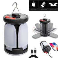 Camping Lantern Portable Light Camping Light Led Rechargeable workshop Lamp Emergency Camp Equipment Bulb Powerful Solar or Usb