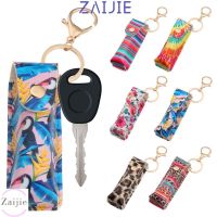 Zaijie เคสหนัง Pu พิมพ์ลายลิปสติก แบบพกพา สําหรับใส่ลิปสติก ลิปบาล์ม
 QC7311723