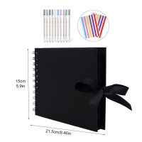 80 Black Pages Memory Books DIY Craft Photo Albums Scrapbook Cover Kraft Album For Wedding Anniversary Gifts Memory Books