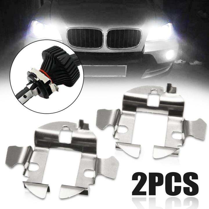 2pcs H7 HID Xenon Bulb Holder Adapter Base Retainer Clip Fit For Benz ...