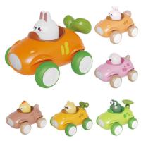 Press Car Toy Animal Pull Back Toys Inertia Car Toys Small Pull Back Vehicles Toy With Light And Sound For Birthday Gift Easter Fillers graceful