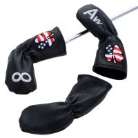 CAEDU Lucky Clover Golf Putter Putter ชุดคลุมกอล์ฟพร้อมหมายเลขป้องกันถุงคลุมหัวไม้กอล์ฟที่ใส่หัวไม้กอล์ฟเหล็กถุงใส่หัวไม้กอล์ฟกอล์ฟ