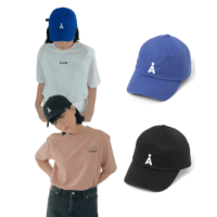 ALAND หมวก UNISEX A LOGO BASEBALL CAP Freesize Black, Blue