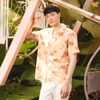 Adult Oversized Summer Shirt เสื้อฮาวายลายดอก ทรง Oversized มาพร้อมกระเป๋าด้านซ้าย จากผ้า Light Cotton 100%  สัมผัสนุ่ม ใส่สบายในฤดูร้อน