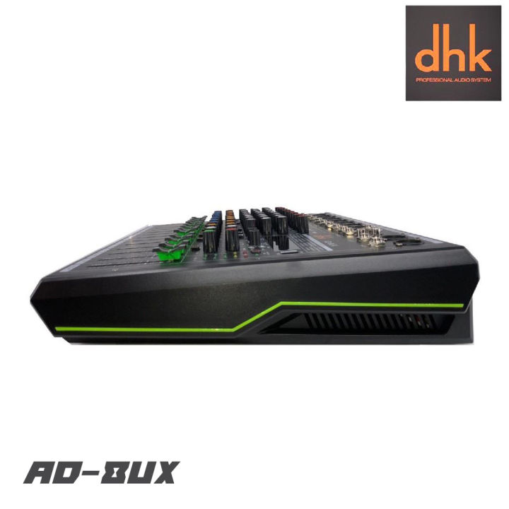 dhk-ad-8ux-มิกเซอร์-มีเอฟเฟคในตัว-16-โปรแกรม-สามารถเชื่อมต่อบูทธูล-usb-ได้-รับประกันสินค้า-1-ปีเต็ม