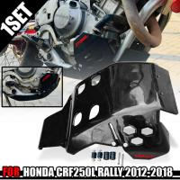 ครอบกันแคร้งเครื่อง การ์ดแคร้ง  กันแคร้ง รถมอเตอร์ไซค์ รุ่น ฮอนด้า HONDA CRF250L ปี 2022 - 2023 สีดำ จำนวน 1 ชิ้น