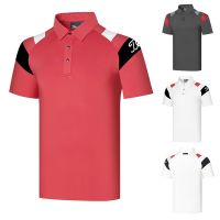 Titleist Summer New Style GOLF Clothing Men Outdoor Sports Short-Sleeved Breathable Trendy POLO Shirt Wicking T-Shirt Top