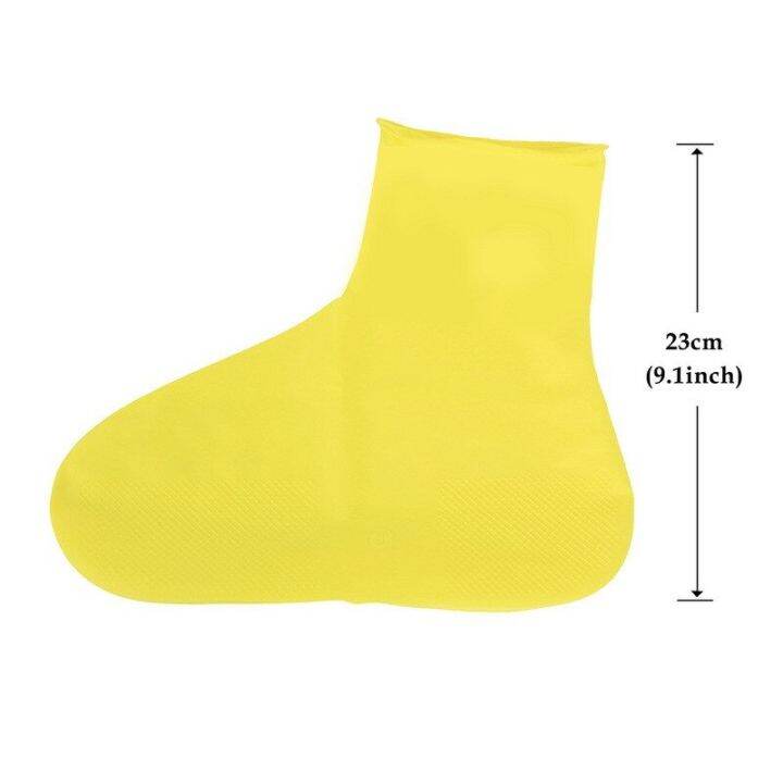 rain-boots-waterproof-shoe-cover-silicone-reflector-high-unisex-shoes-protectors-waterproof-non-slip-shoe-covers-reusable-outdoo-shoes-accessories