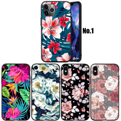 WA84 Trend Colorful Flower อ่อนนุ่ม Fashion ซิลิโคน Trend Phone เคสโทรศัพท์ ปก หรับ iPhone 7 8 11 12 13 14 Pro XS Max SE X XR Plus SE