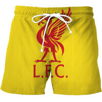 Liverpool Quick Dry beach shorts mens fashion printed Boardshorts sports swimming shorts loose plus size five-point pants 08