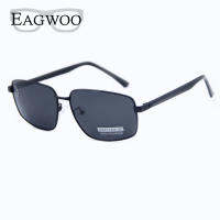 Eagwoo Polarized Sunglasses Men Outdoors Square Sun Glasses Anti UV Anti Glare De Sol Masculino Fashion Silver Lenses 62mm