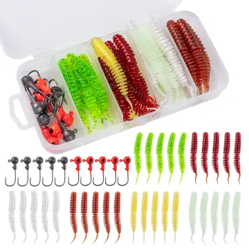 Shop Goture Soft Lure Lead Jig Head Kit 40 Pcs Soft with great discounts  and prices online - Mar 2024